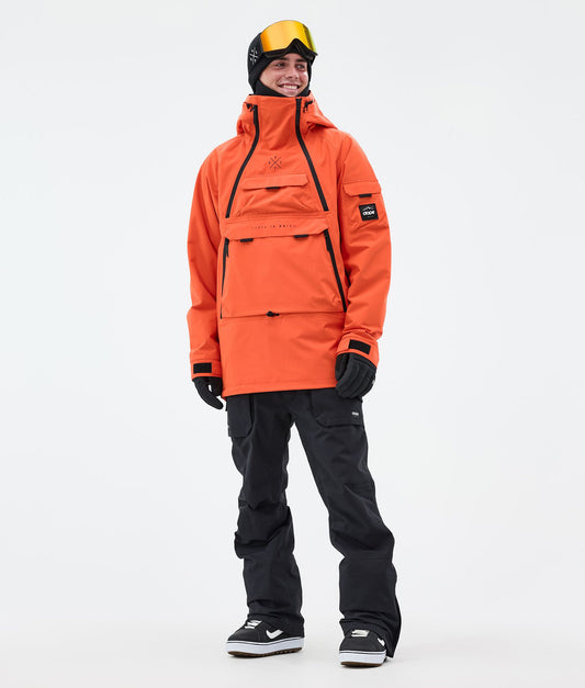 Snowboard Jacket Men Orange