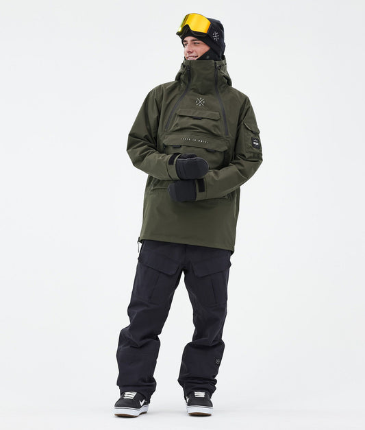 Snowboard Jacket Men Olive Green
