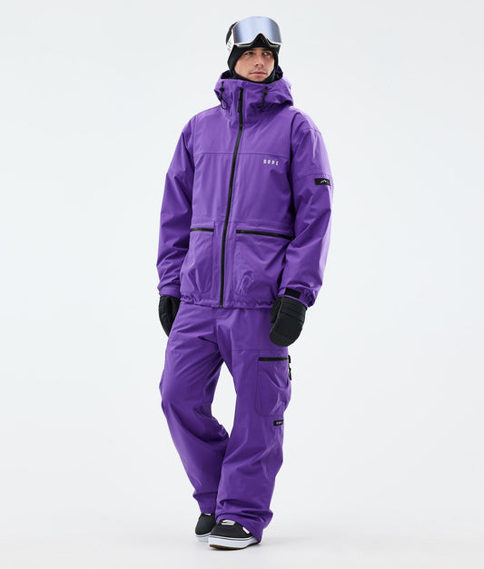 Snowboard Jacket Men Vivid Purple
