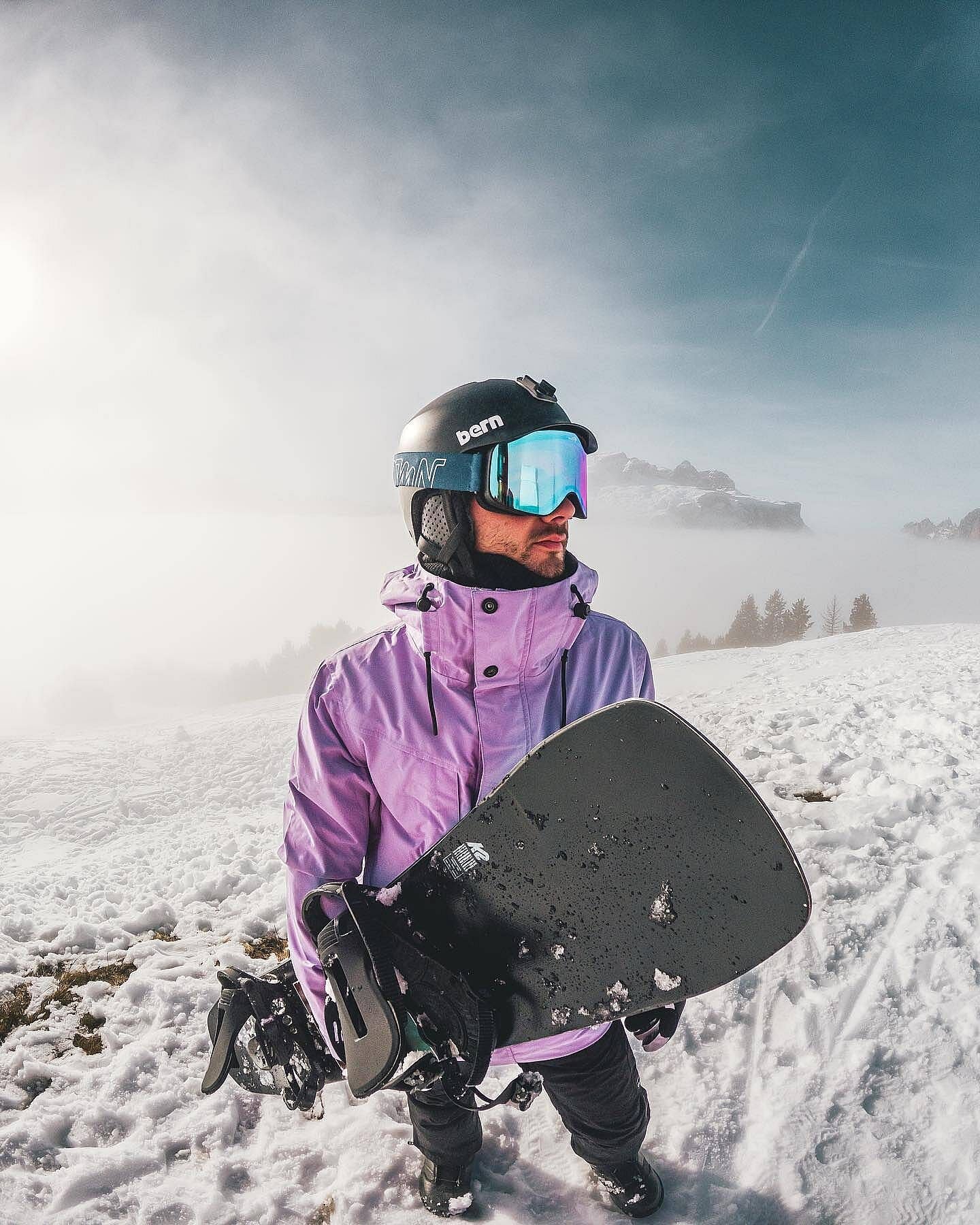 Snowboard Jacket Men Faded Violet