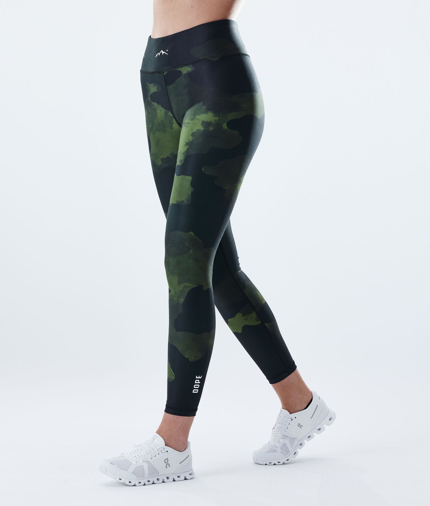 Leggings Women Green Camo