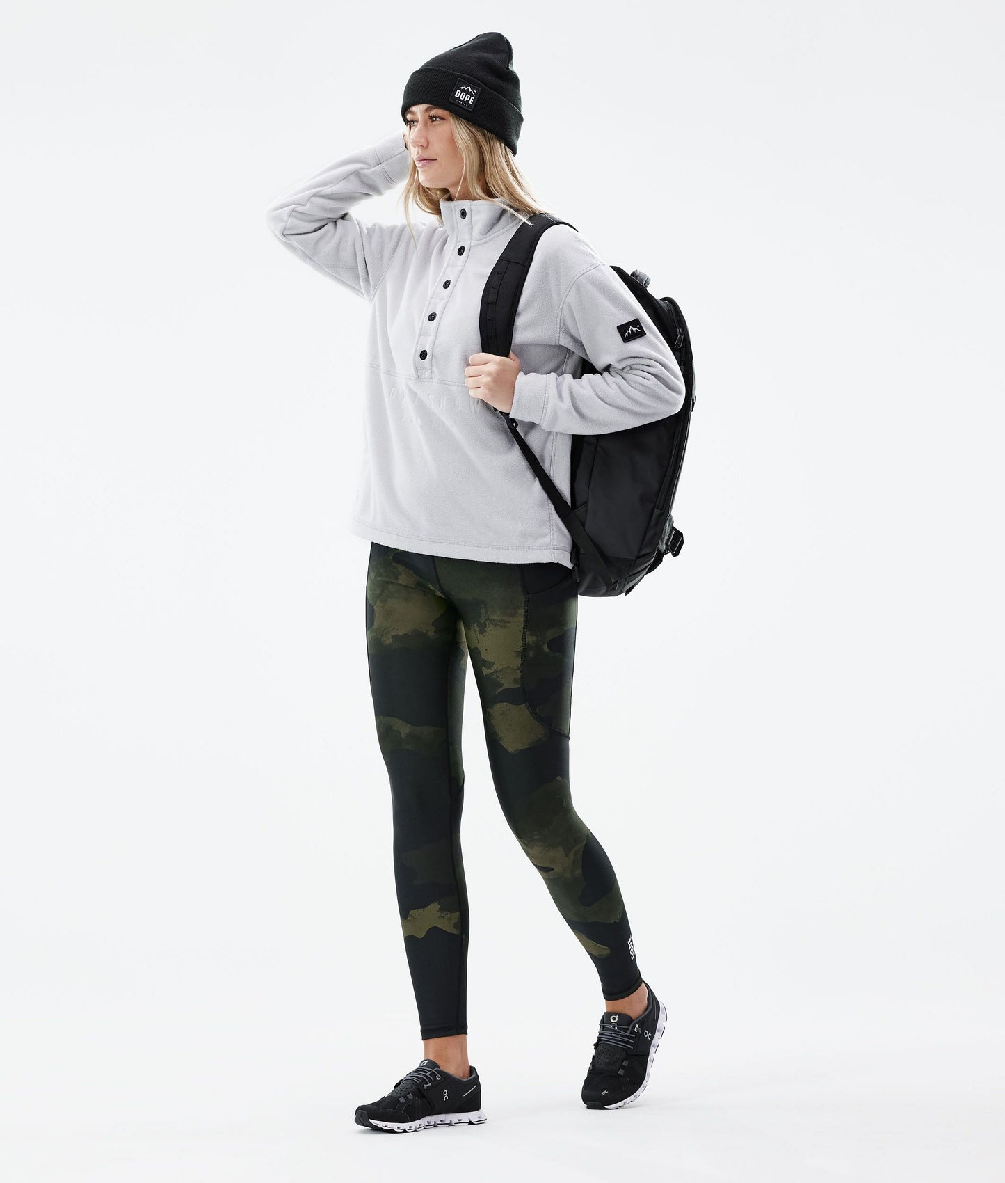 Leggings Women Green Camo