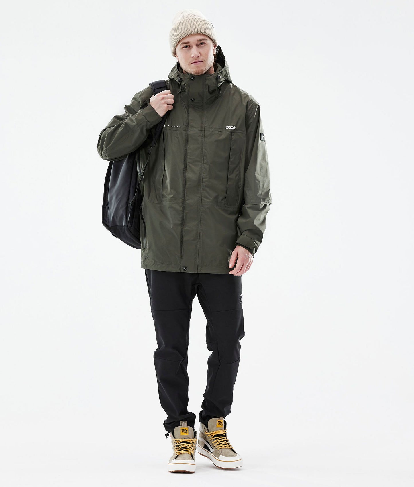 Outdoor Jacket Men Olive Green