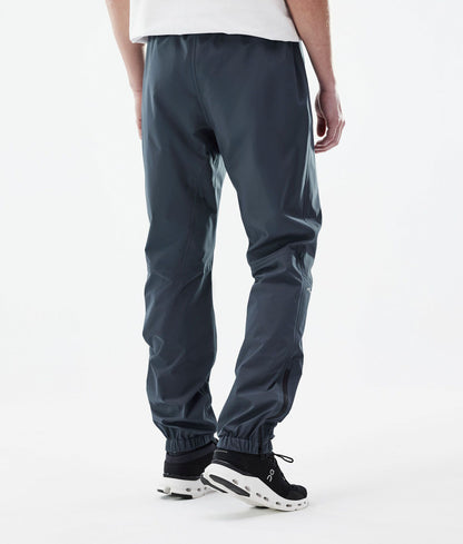 Rain Pants Men Metal Blue
