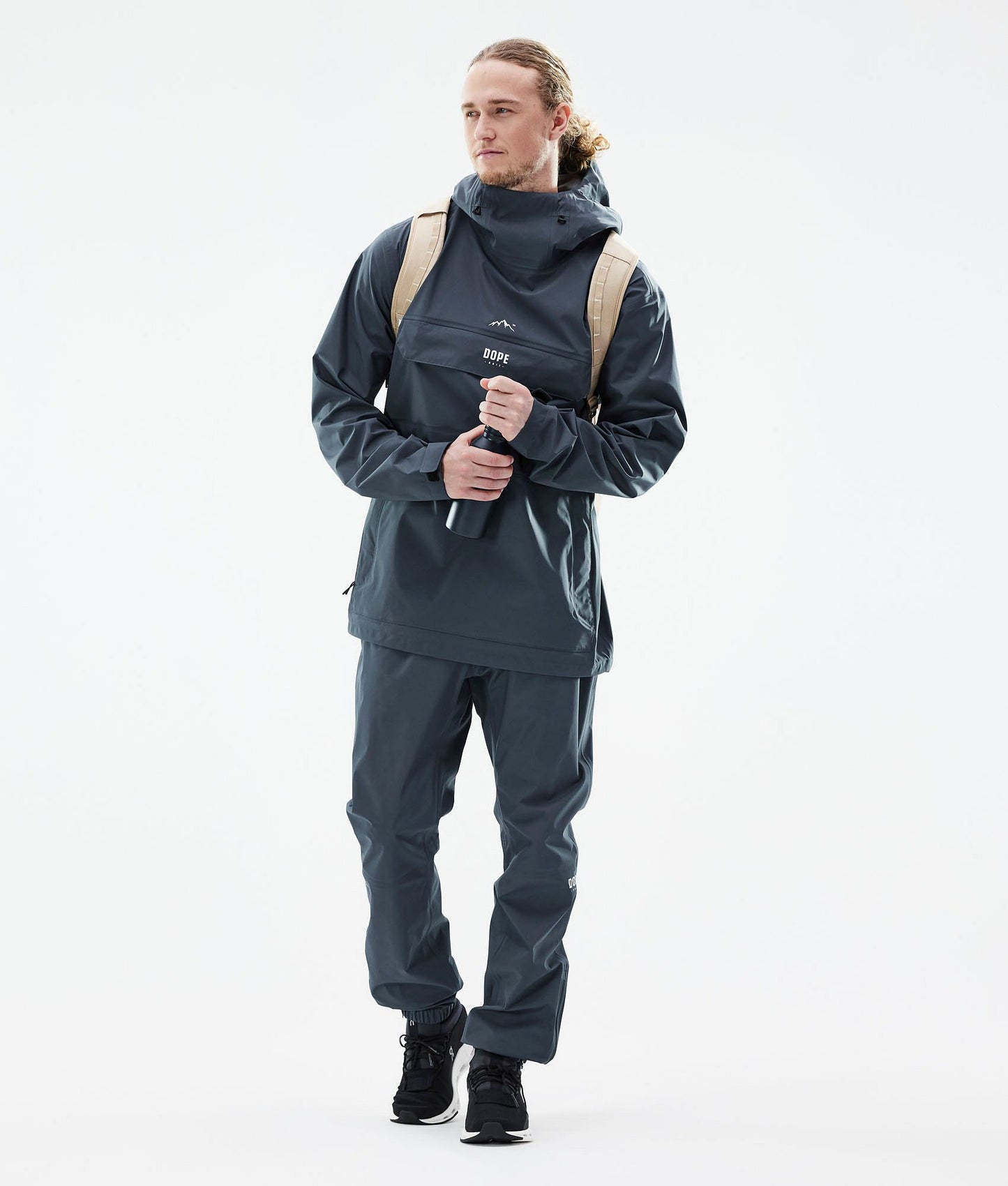 Rain Pants Men Metal Blue