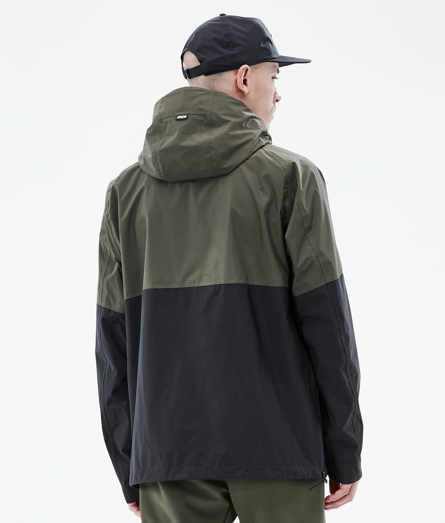 Outdoor Jacket Men Olive Green/Black