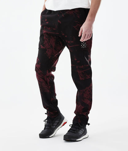 Outdoor Pants Men Paint Burgundy