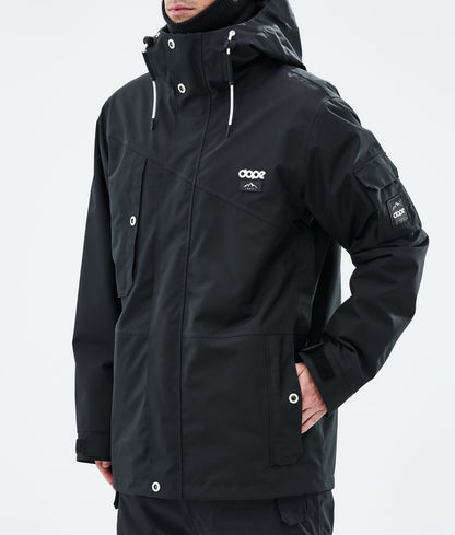 Snowboard Jacket Men Black
