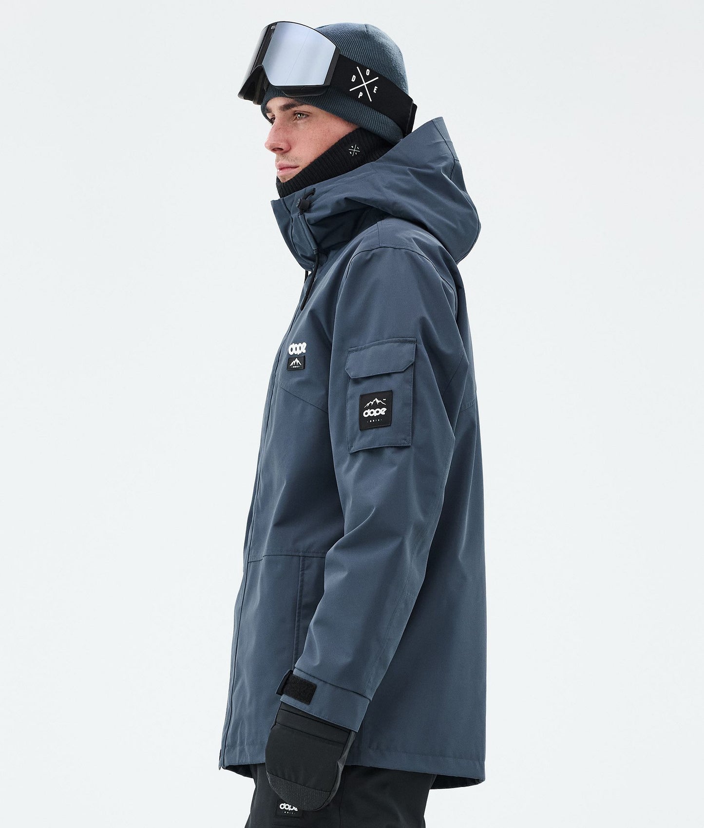 Snowboard Jacket Men Metal Blue