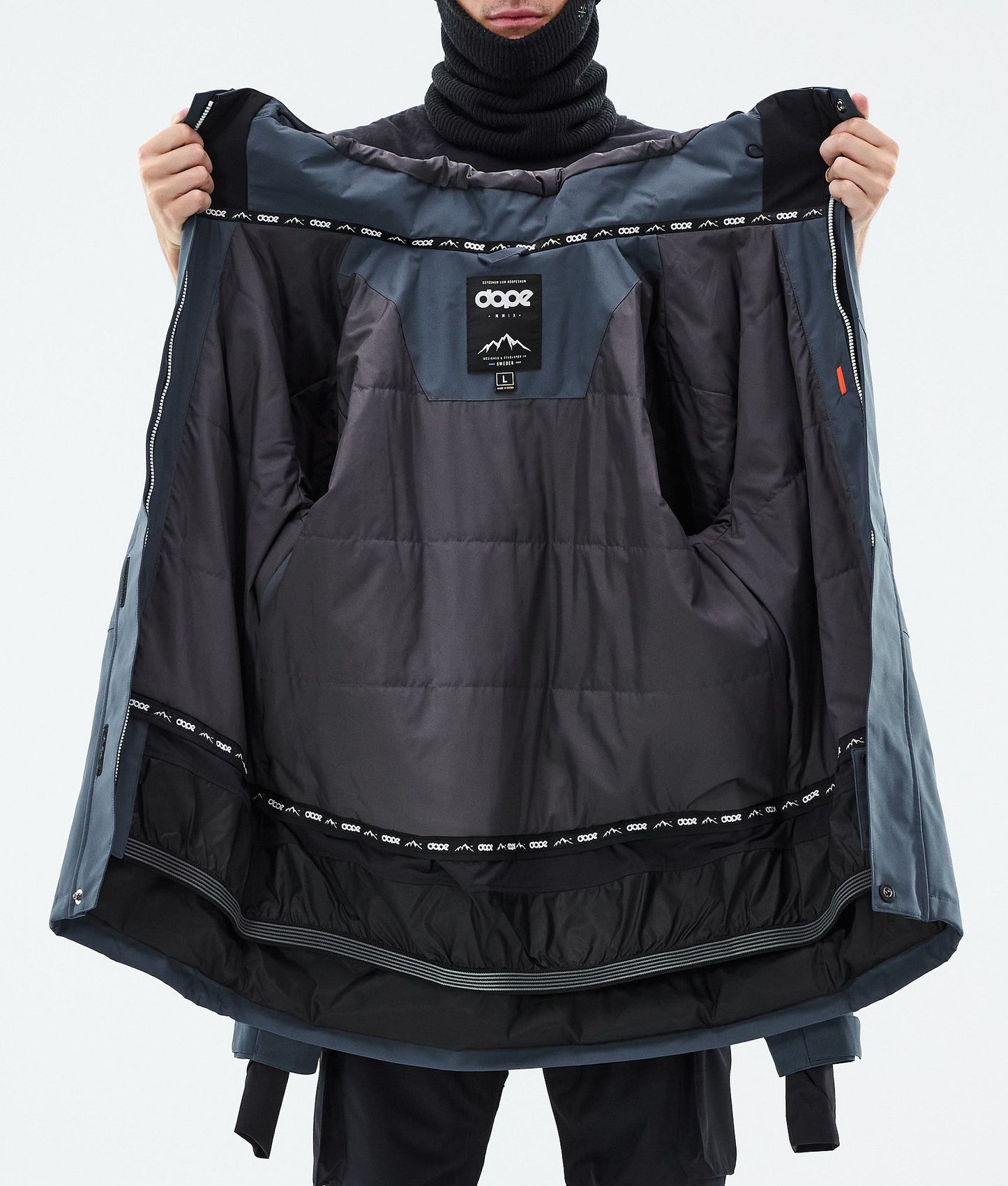 Snowboard Jacket Men Metal Blue