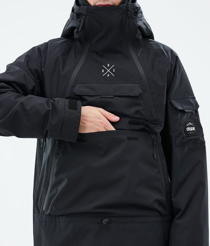 Snowboard Jacket Men Black