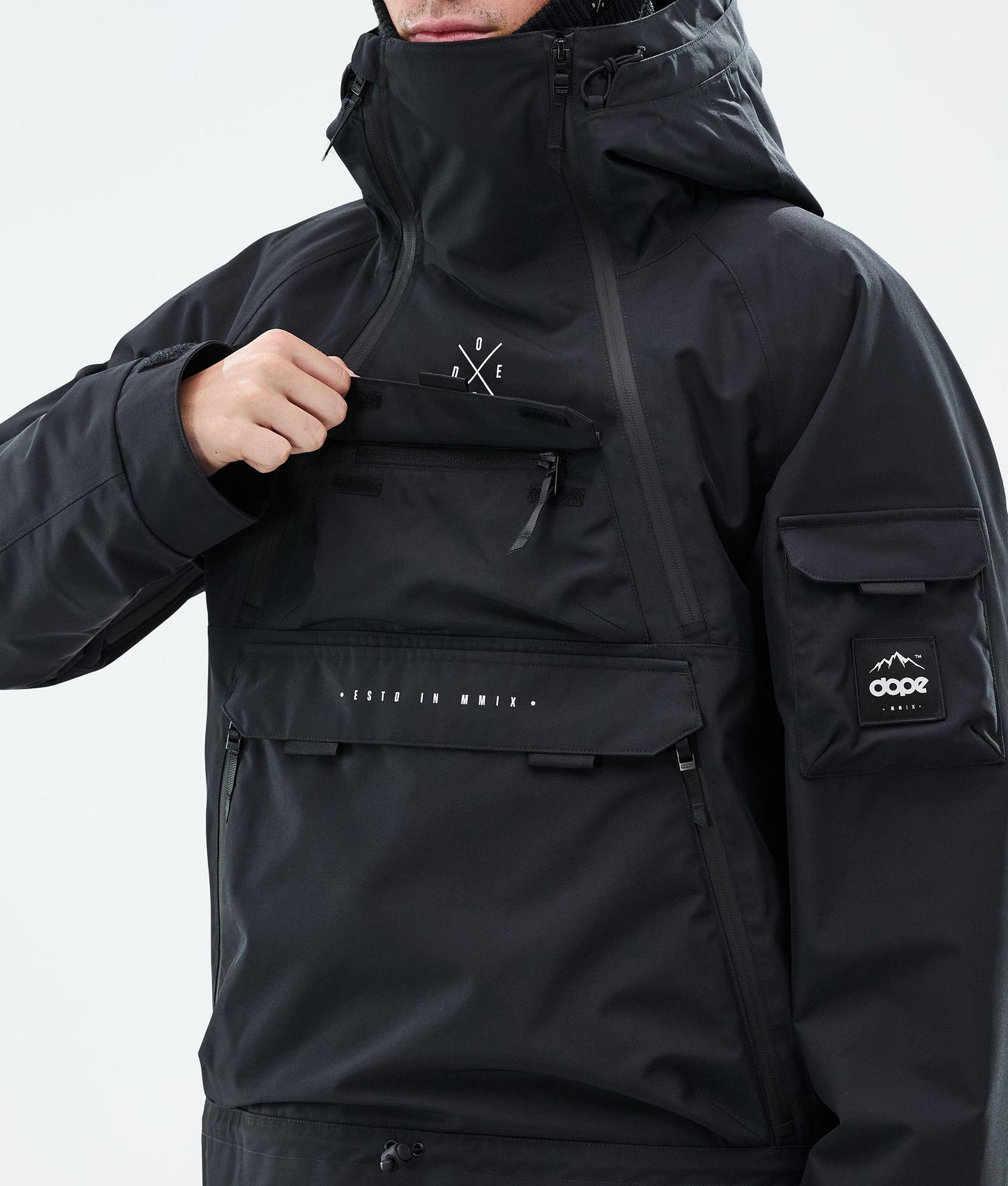 Snowboard Jacket Men Black