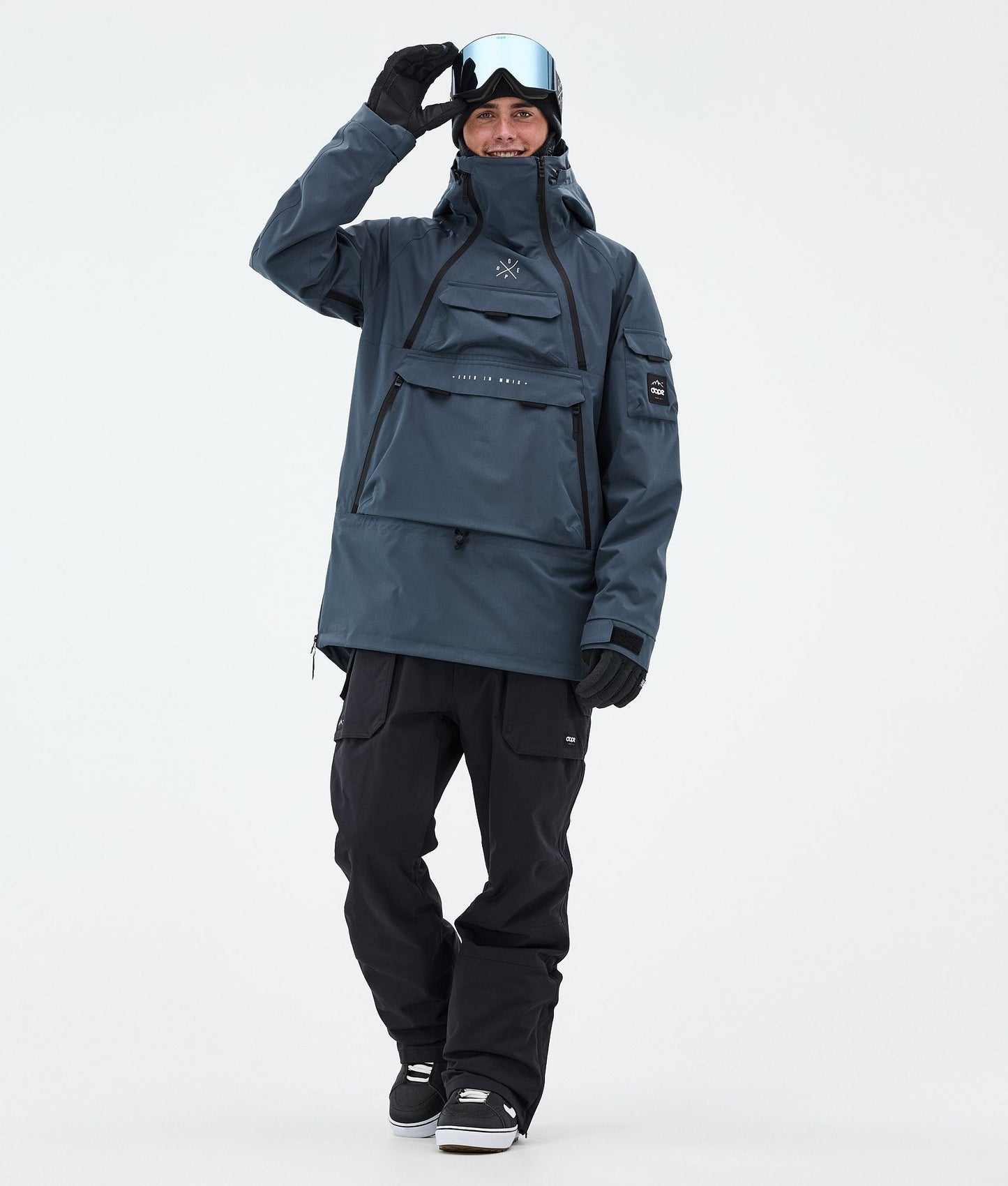 Snowboard Jacket Men Metal Blue