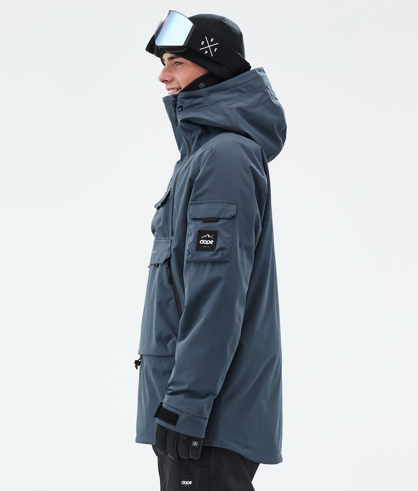 Snowboard Jacket Men Metal Blue