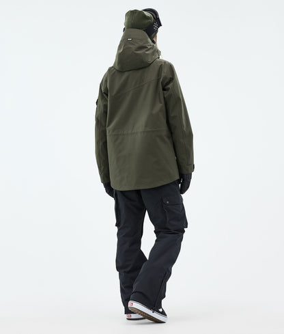 Snowboard Jacket Women Olive Green
