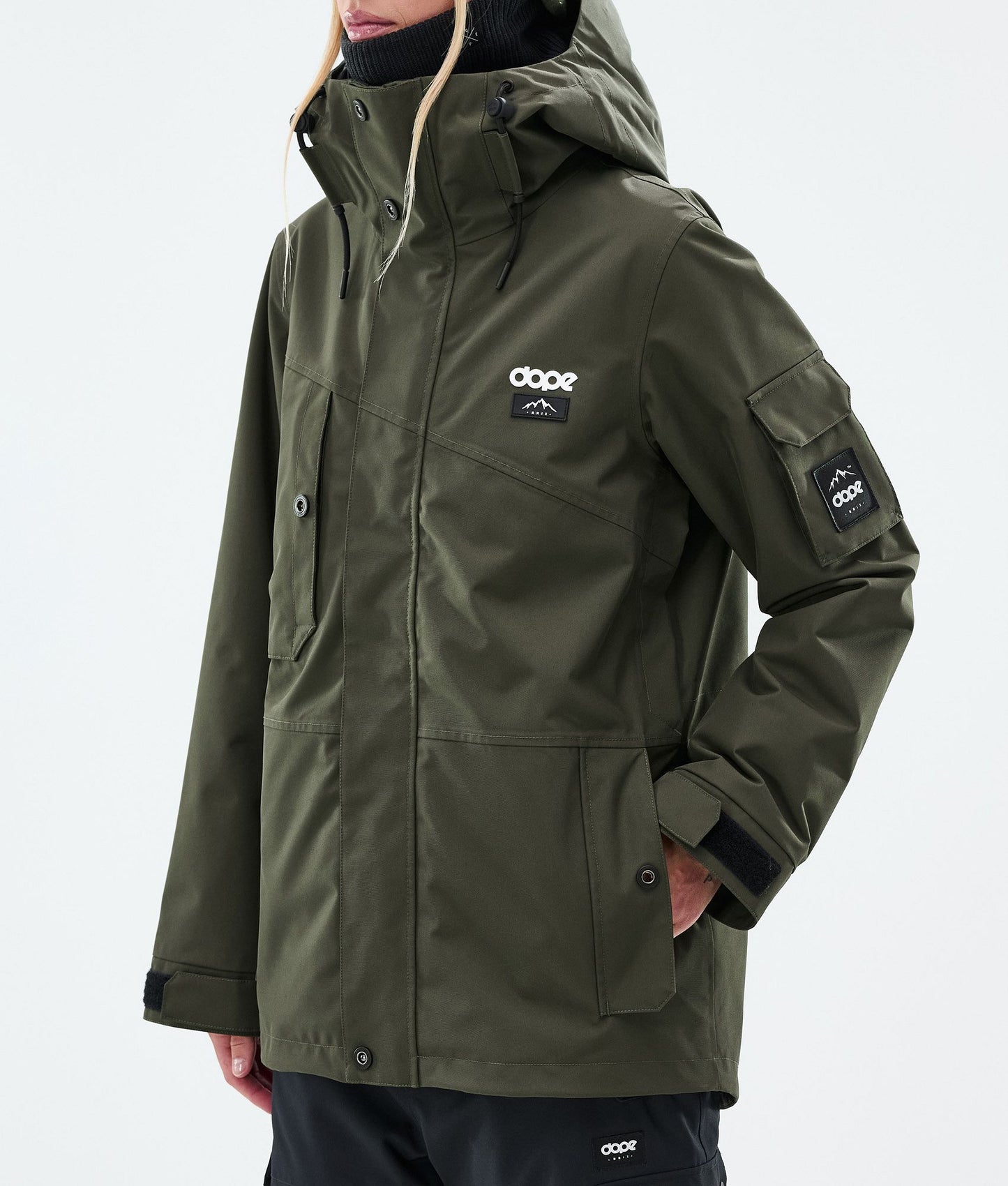Snowboard Jacket Women Olive Green