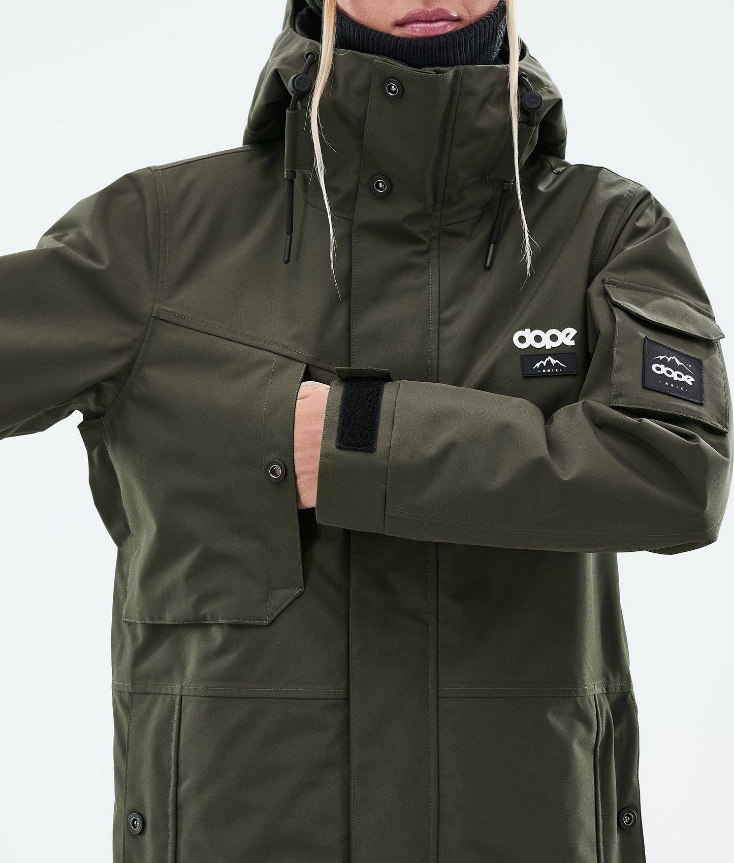 Snowboard Jacket Women Olive Green