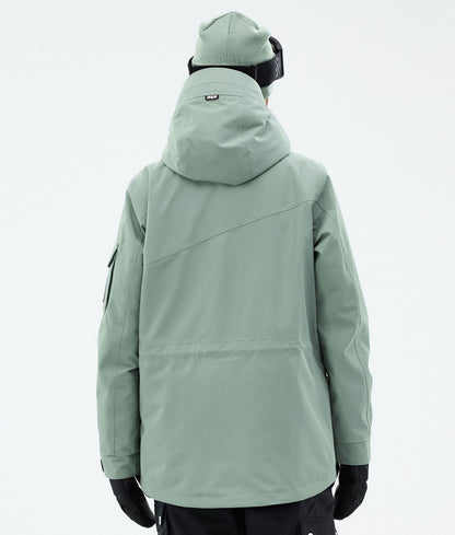 Snowboard Jacket Women Faded Green