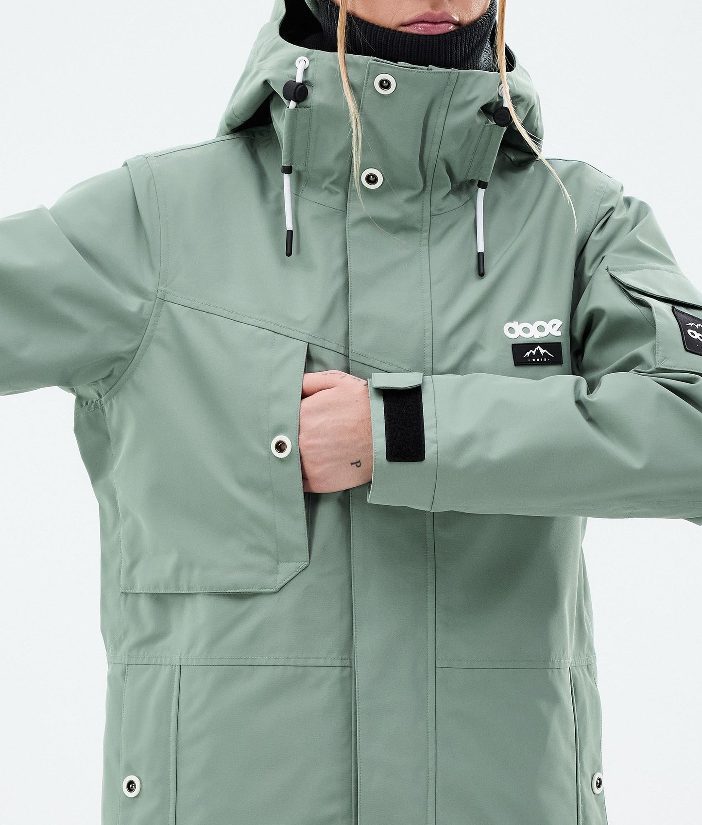 Snowboard Jacket Women Faded Green