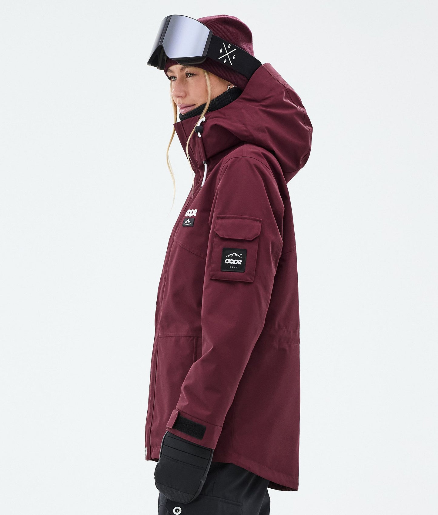 Snowboard Jacket Women Burgundy
