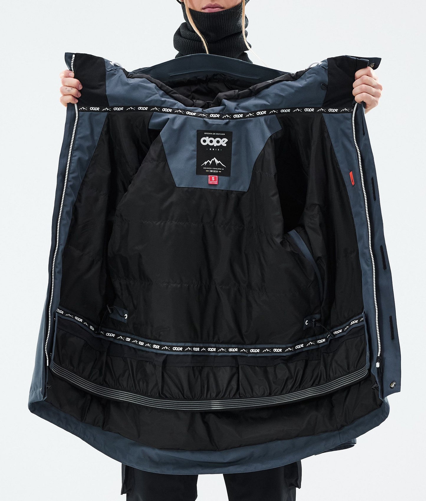 Snowboard Jacket Women Metal Blue