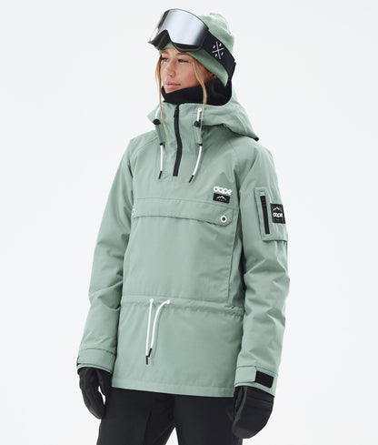 Snowboard Jacket Women Faded Green