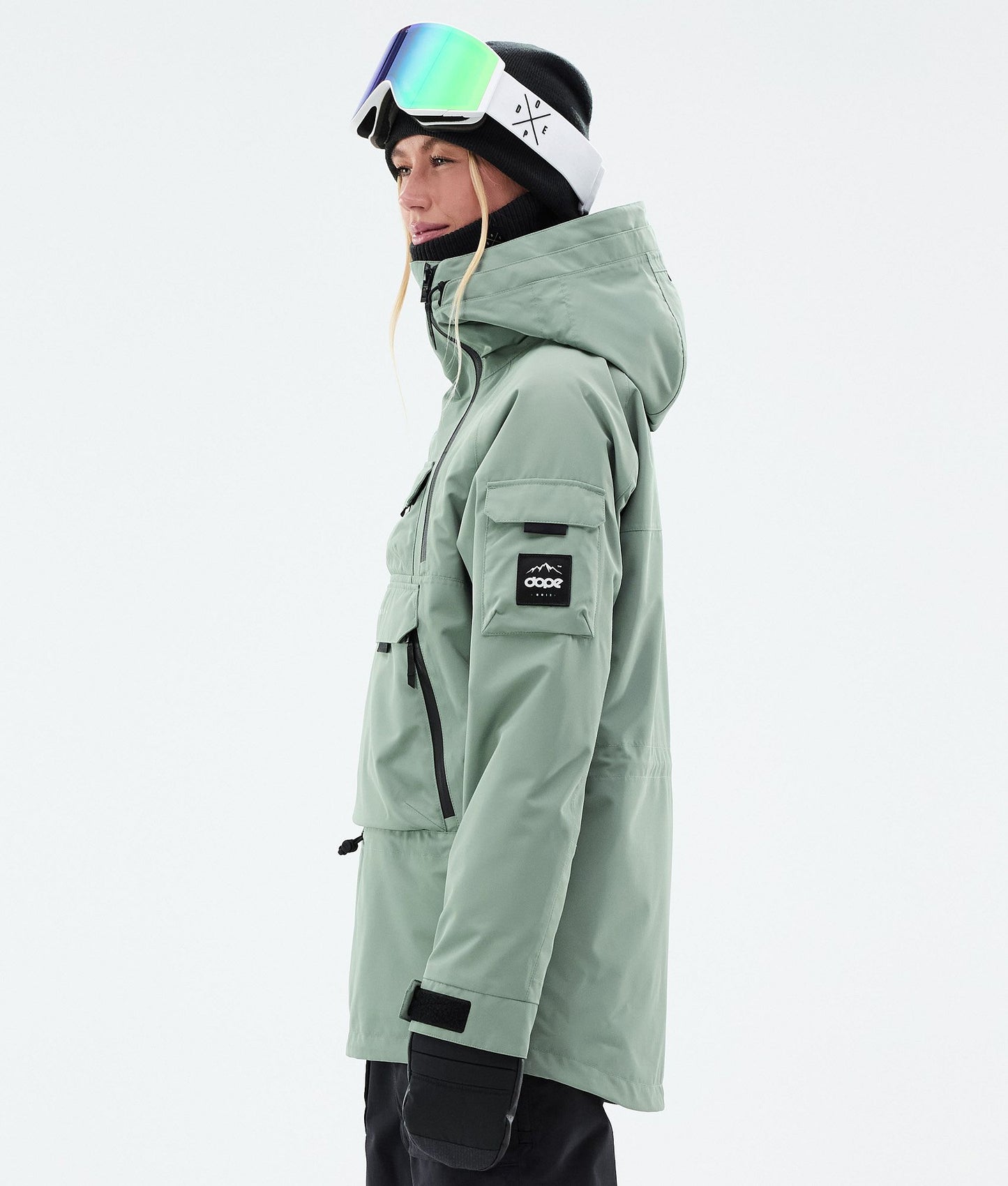 Snowboard Jacket Women Faded Green