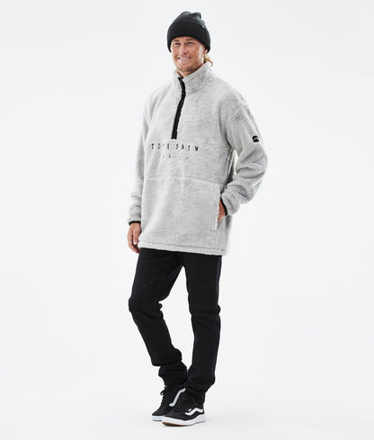 Fleece Sweater Men Light Grey
