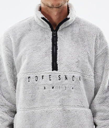 Fleece Sweater Men Light Grey