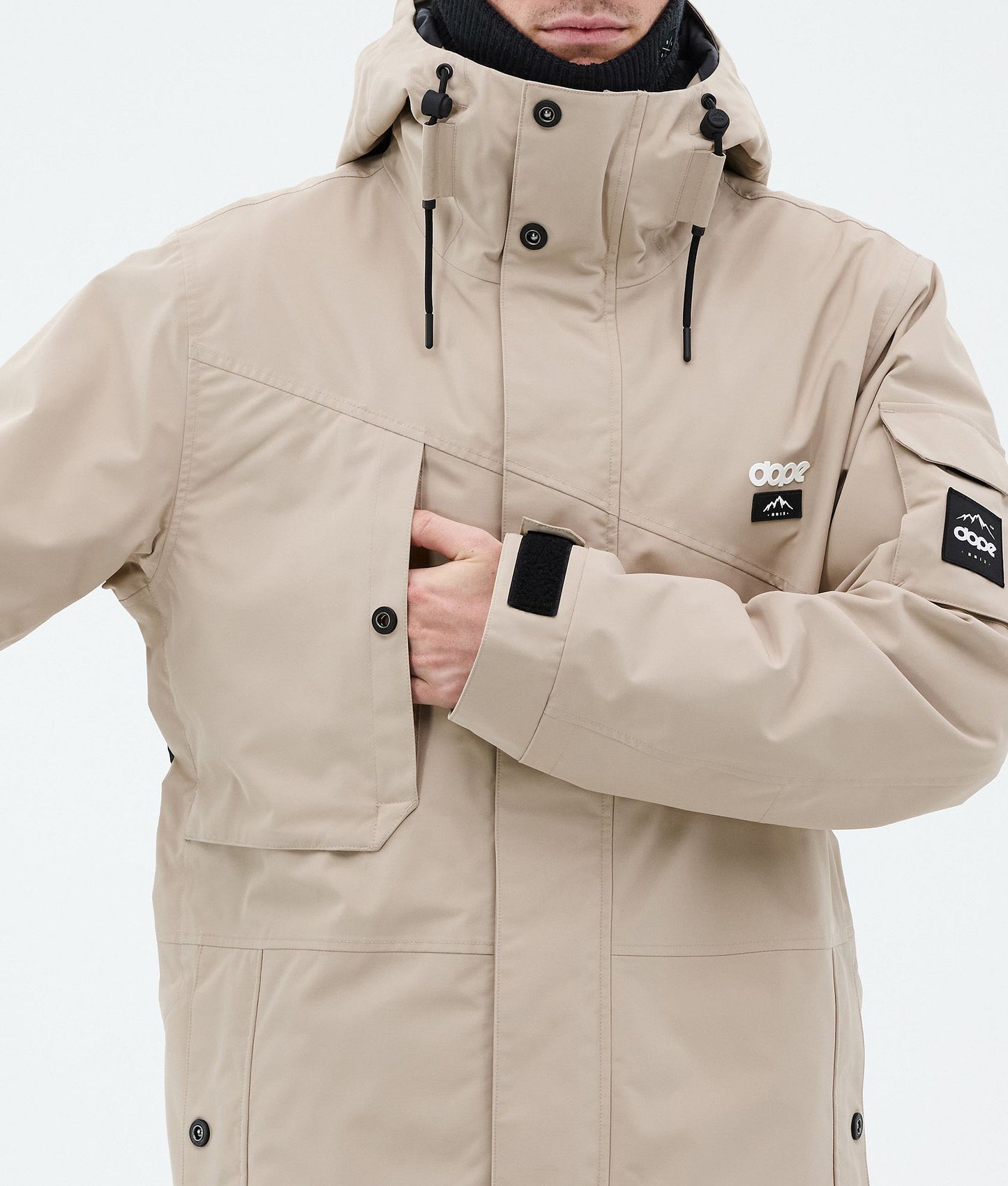 Snowboard Jacket Men Sand
