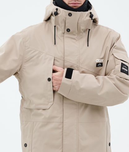 Snowboard Jacket Men Sand