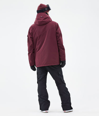 Snowboard Jacket Men Don Burgundy