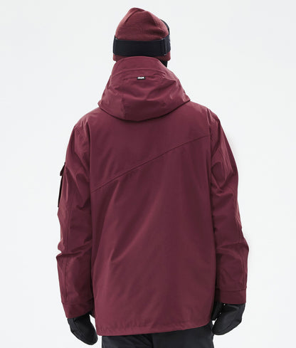 Snowboard Jacket Men Don Burgundy