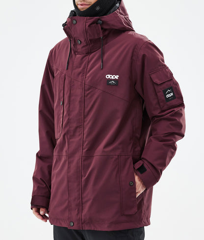 Snowboard Jacket Men Don Burgundy