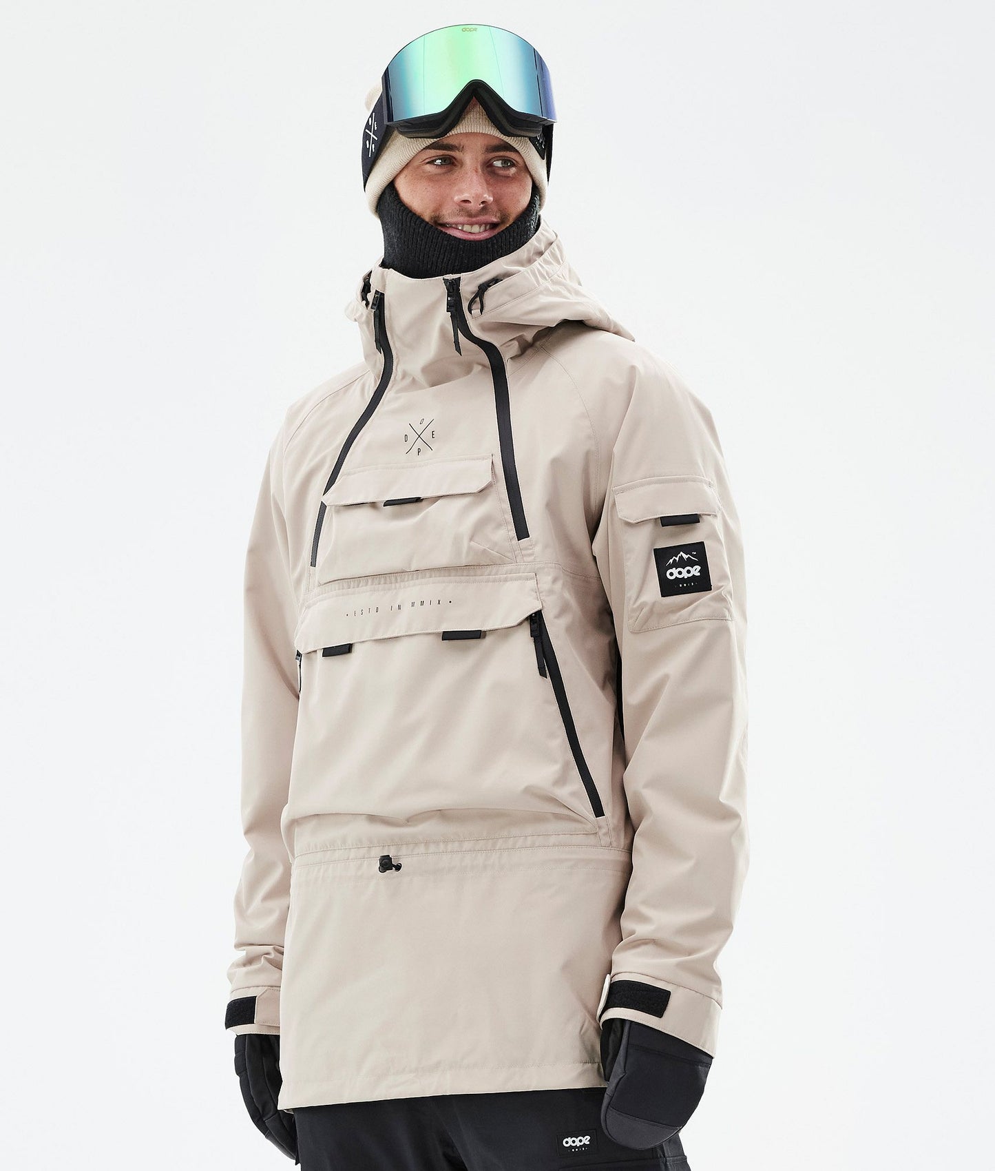 Snowboard Jacket Men Sand