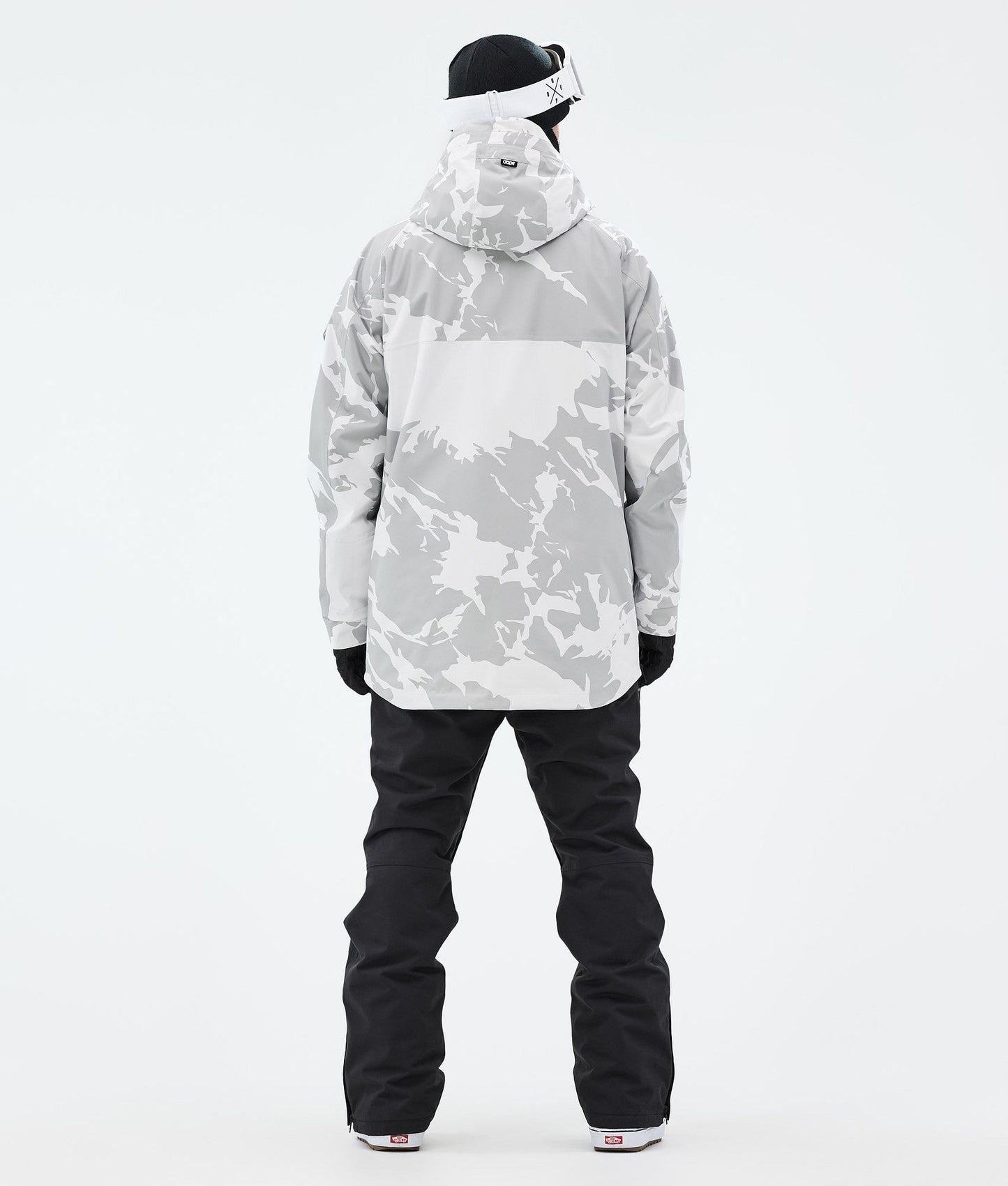 Snowboard Jacket Men Grey Camo
