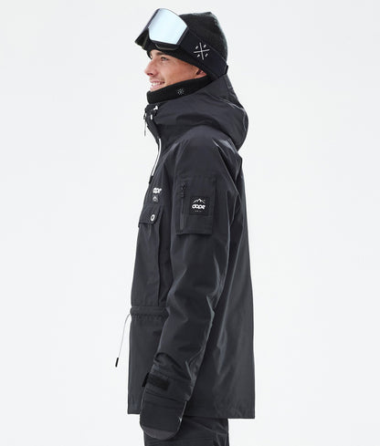 Snowboard Jacket Men Black