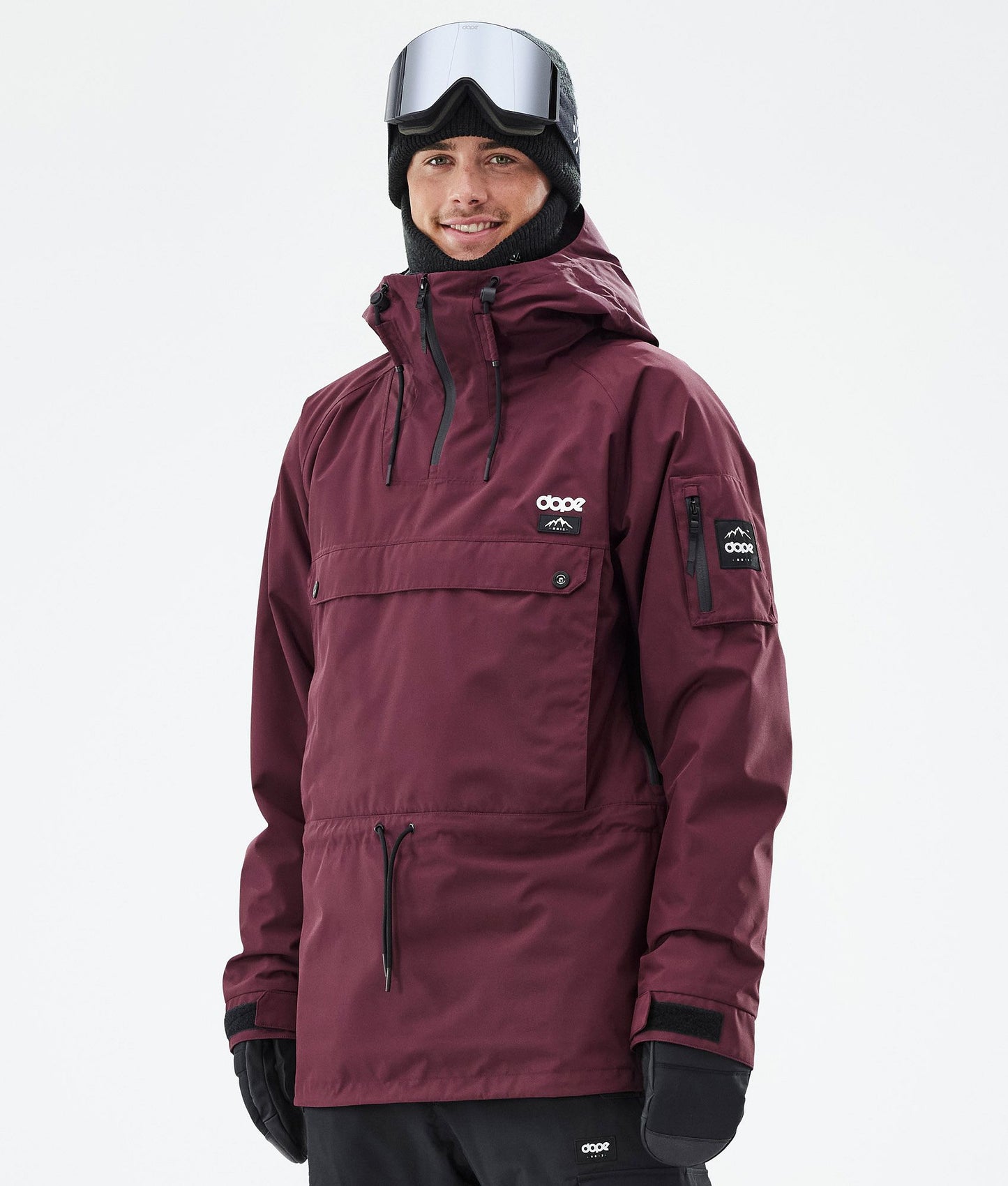 Snowboard Jacket Men Don Burgundy