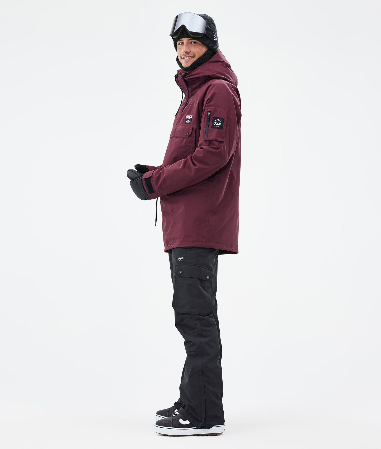 Snowboard Jacket Men Don Burgundy