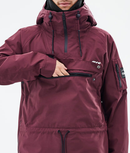Snowboard Jacket Men Don Burgundy