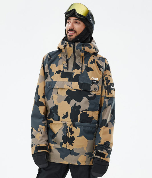 Snowboard Jacket Men Walnut Camo