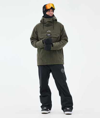 Snowboard Jacket Men Olive Green