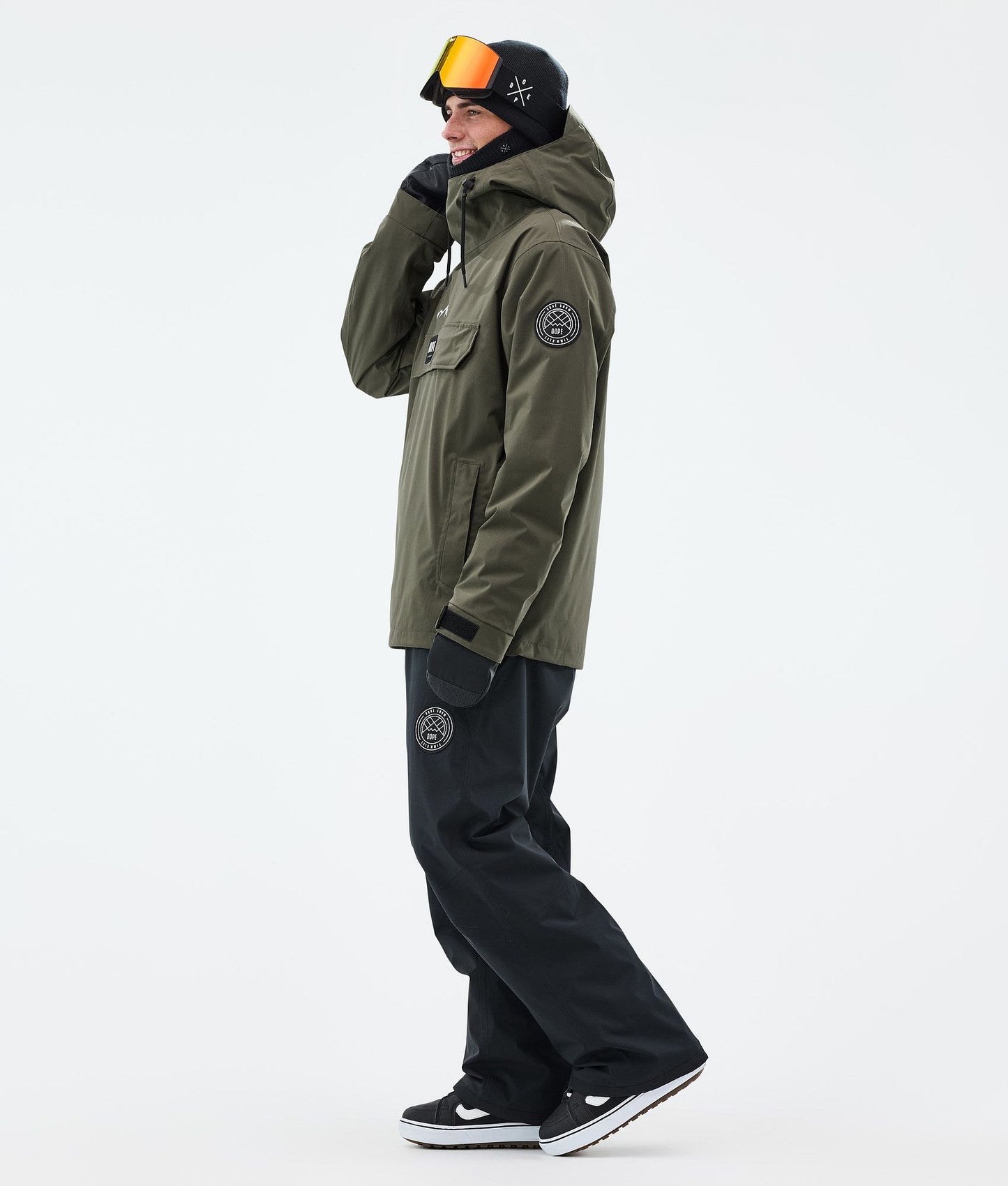 Snowboard Jacket Men Olive Green
