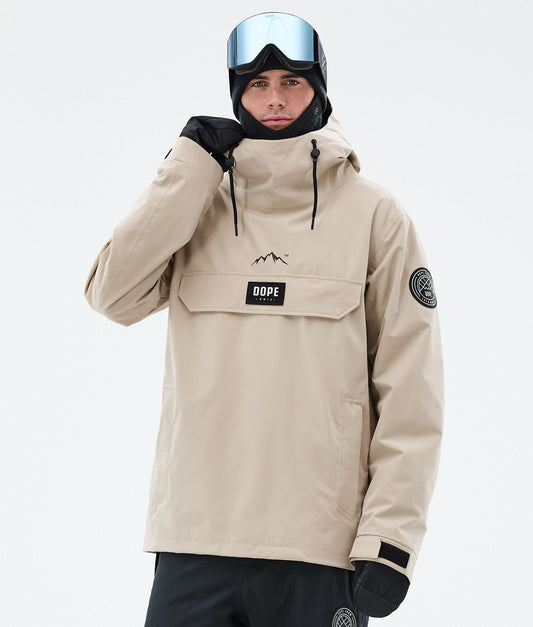 Snowboard Jacket Men Sand