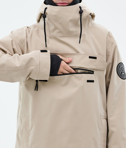 Snowboard Jacket Men Sand