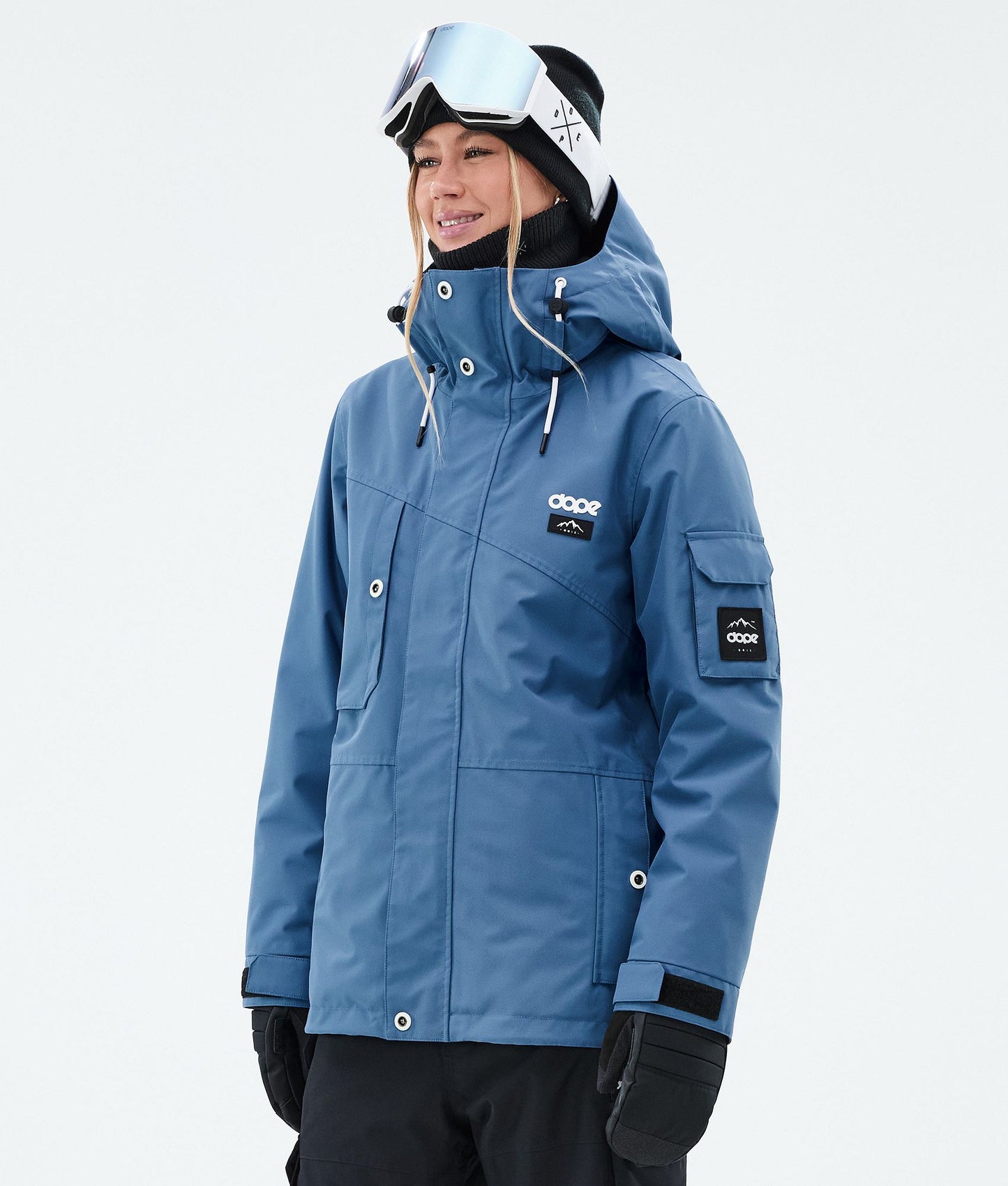 Snowboard Jacket Women Metal Blue