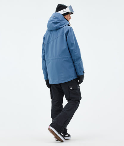 Snowboard Jacket Women Blue Steel