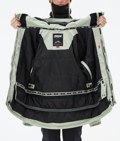 Snowboard Jacket Women Soft Green