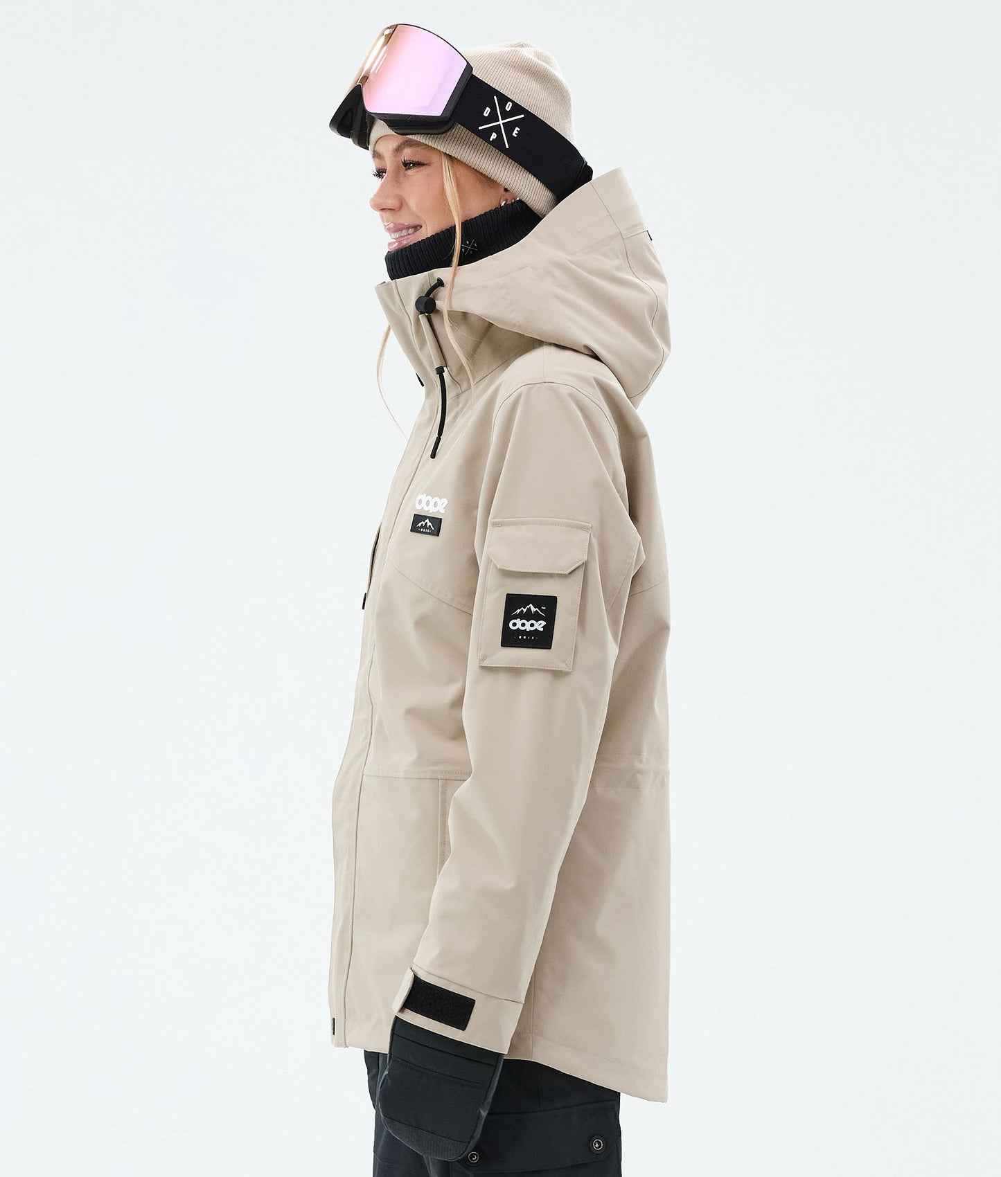 Snowboard Jacket Women Sand