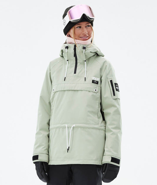 Snowboard Jacket Women Soft Green